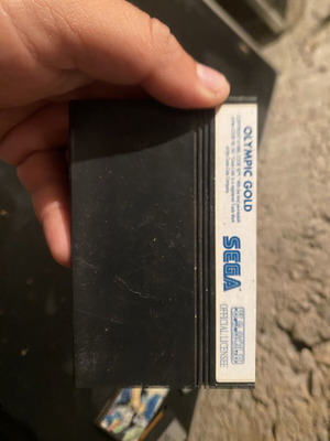 Olympic Gold Sega Master System game cartridge used