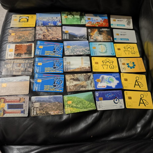 Phone cards used, pack of 140