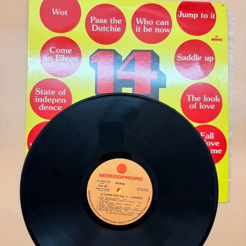 14 Super Hits No 2 vinyl used, 1982 collection