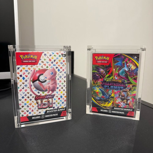 Acrylic case for Pokemon booster bundle new