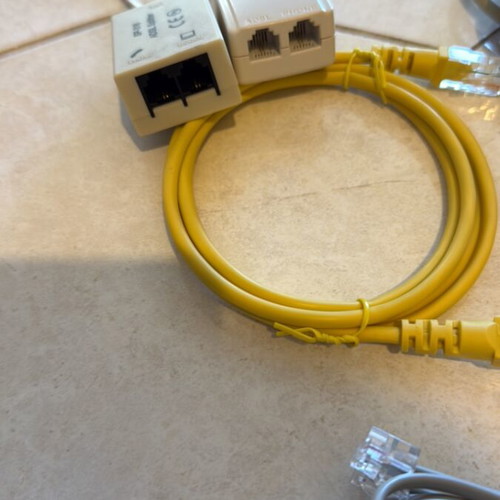TV, Internet, Telephone and SCART Cable Pack like new