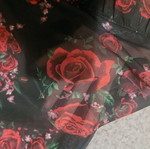 H&M transparent dress with pattern new
