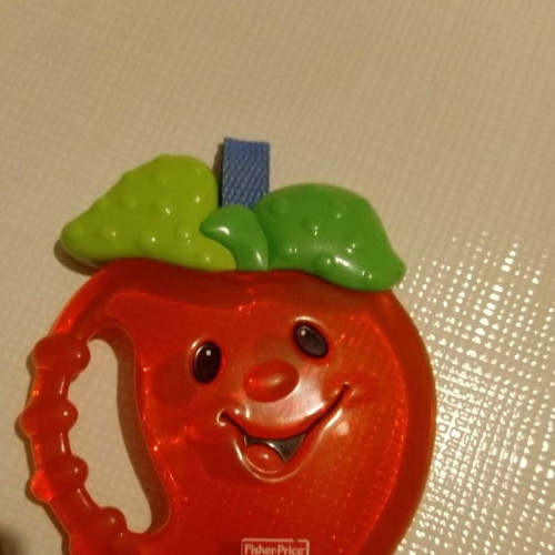 Fisher-Price Teething Apple Toy used, set of 2