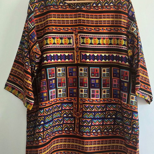 Swarna colorful kaftan tunic, free size