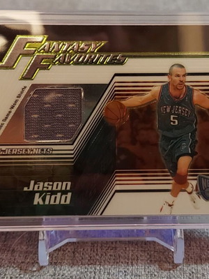 Jason Kidd Topps Fantasy Favorites 2004-05 NBA jersey card new