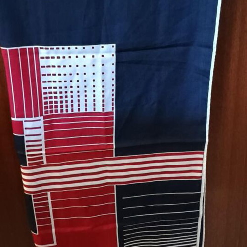 Leonard women's scarf used, blue and red