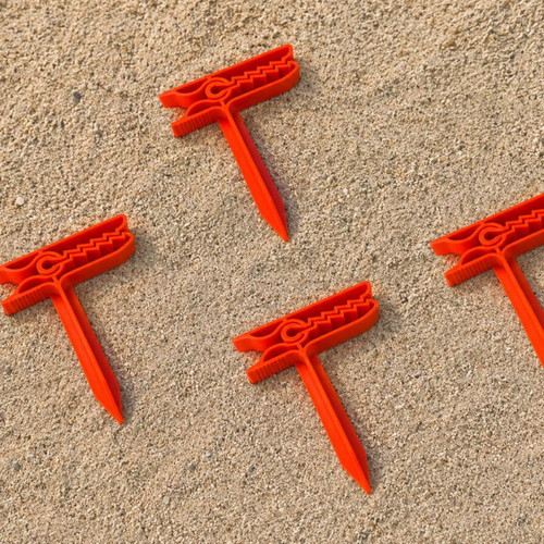 Towel Clips Set of 4 for Beach Towels, New, 3D Printed PETG