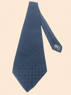 Gianfranco Ferré tie dark blue with ogee pattern like new