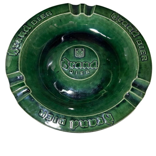 Brand Bier ceramic ashtray used, vintage style