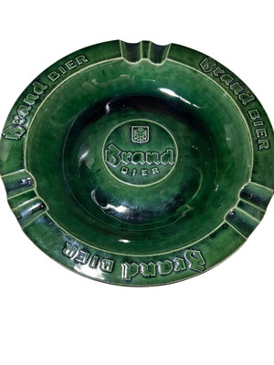 Brand Bier ceramic ashtray used, vintage style