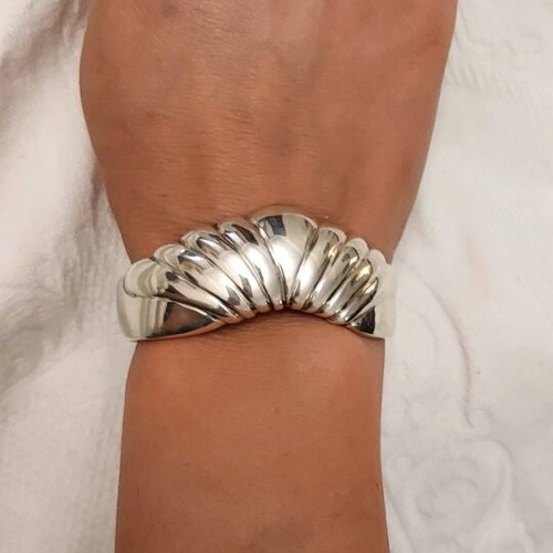 Solid handmade 925 silver bracelet