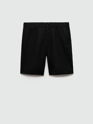 Βερμούδα Shorts βαμβακερή slim fit μέγεθος 42 μαύρη καινούργια