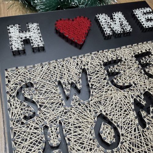 Home Sweet Home string art made to order