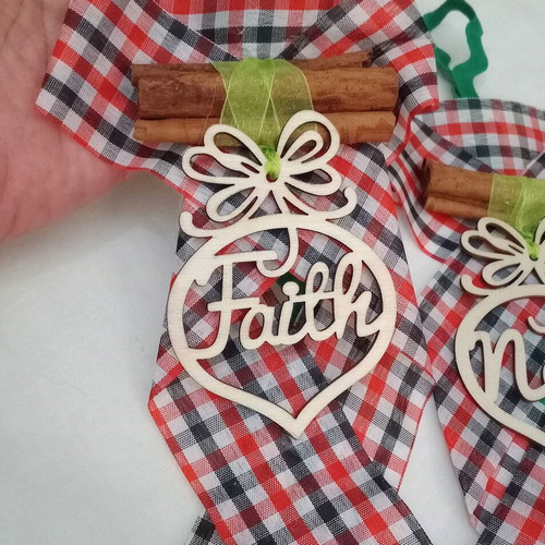 Christmas ornaments set of 2 pieces new