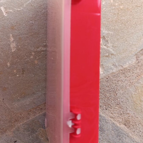 Plastic storage box used with multiple compartments for small items