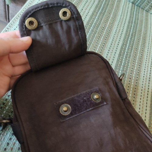 Camel Active brown crossbody bag with adjustable strap