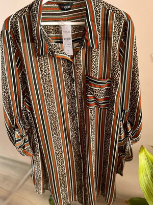 YOURS дамска риза голям размер 54-56 нова с етикет