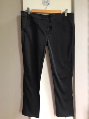 Relish women's fitted low-rise pants like new, black