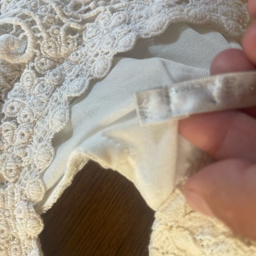 Women's dress used, size S, white