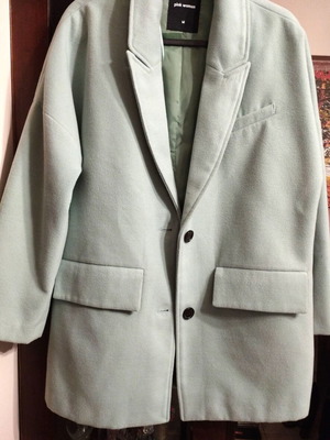 Women's Half Coat Pink Woman Casual & Elegant