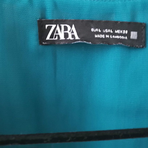 Zara women's dress new, green, size L