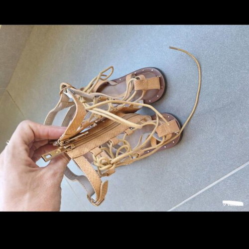 Migato high platform sandals like new, beige, size 40