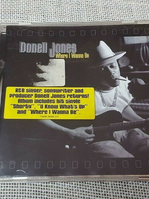 Donell Jones Where I Wanna Be CD used, Hip-Hop