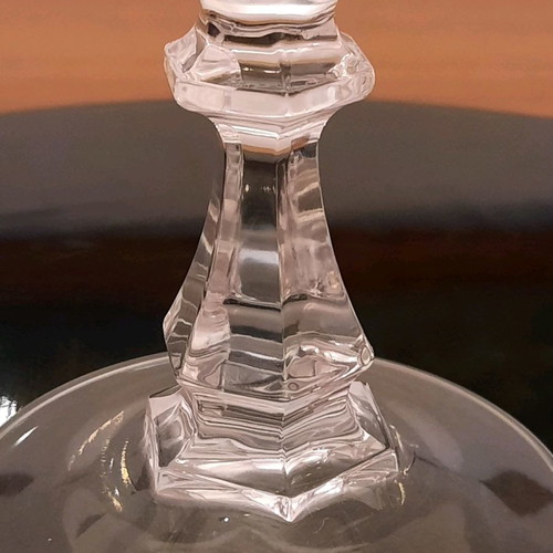 Cocktail glasses used, set of 6, crystal