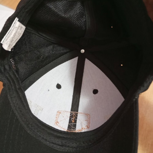 Toledo hat from Spain like new, black, embroidered badge