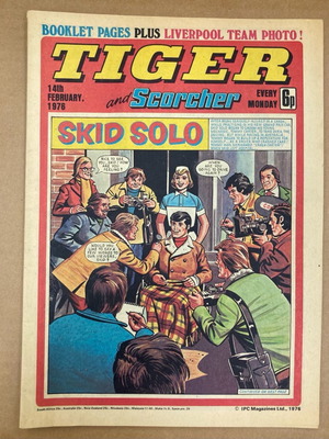 Tiger and Scorcher 14th February 1976 В добро състояние Цена 4,50 евро