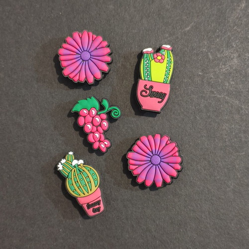 Foodie Crocs charms pins Jibbitz set like new