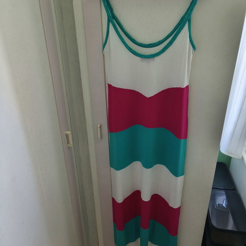 Long mako dress like new, size S/M, multicolor