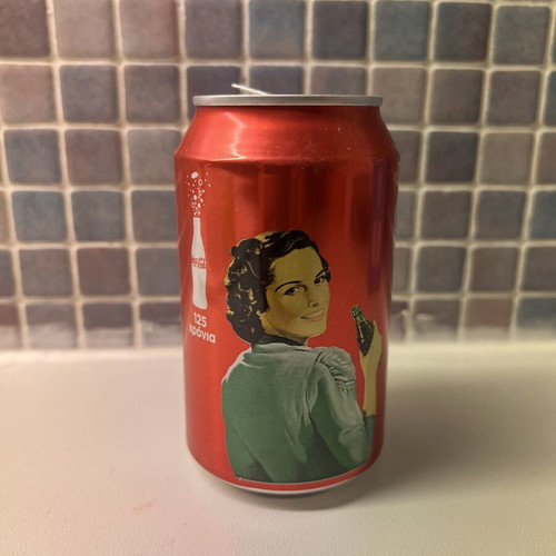 Coca Cola Woman collectible used, empty can