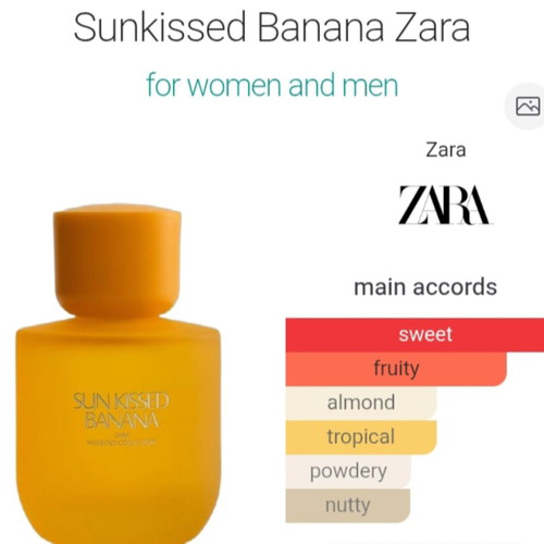 Zara Sun Kissed Banana Eau de Toilette 90 ml new