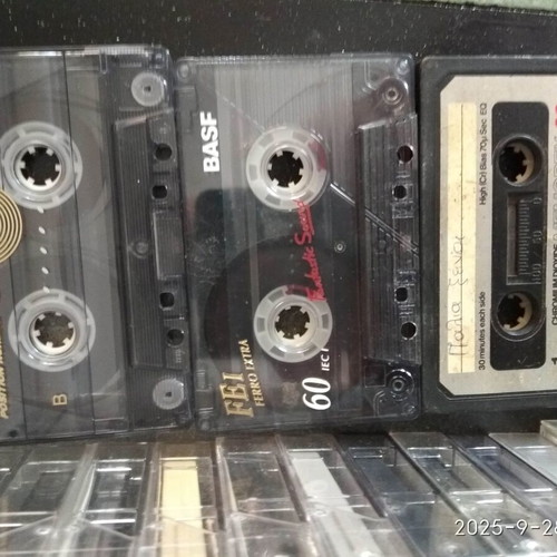 Audio cassette tapes used, pack with foreign music, rewritable
