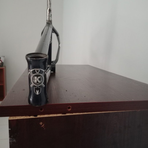 King BMX frame, carbon fiber and iron repair