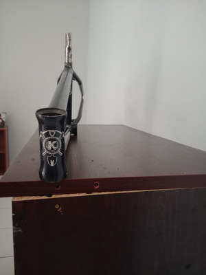 King BMX frame, carbon fiber and iron repair