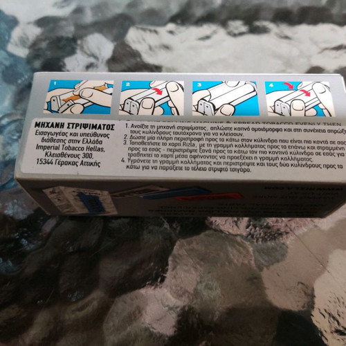 Rizla cigarette rolling machine new metal blue