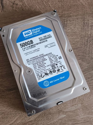 Σκληρός δίσκος WD Blue WD5000AAKX 500GB μεταχειρισμένος, SATA 3, 7200 RPM