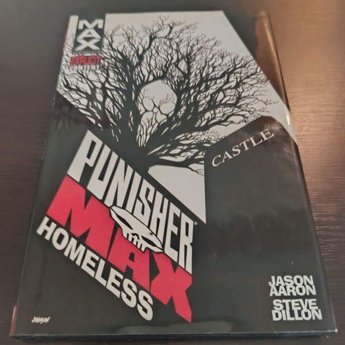 Punisher Max: Homeless Marvel hardcover comic book, first printing 2012