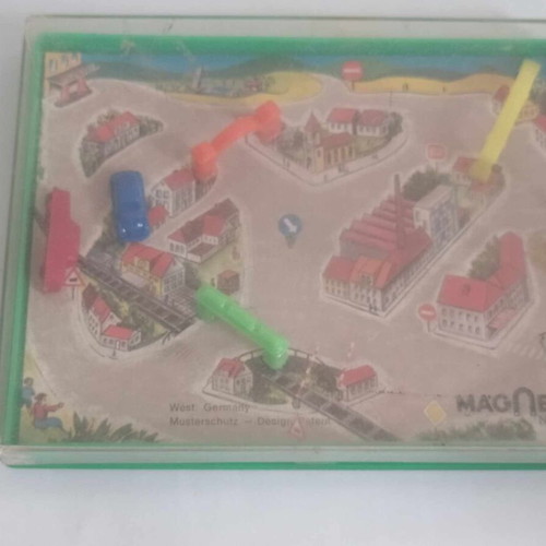 Magnetic toy used, 60-70s vintage, made in West Germany
