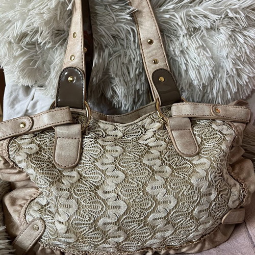 Blumarine Blugirl Y2K small handbag, beige