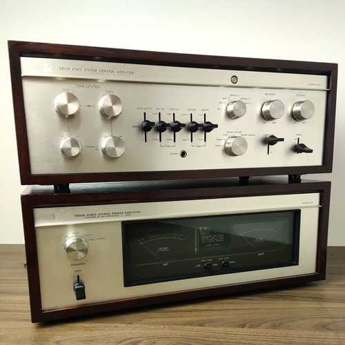 Luxman CL-350 & M-1600 vintage high-end preamplifier and power amplifier set used