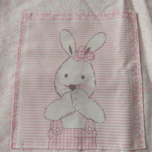Baby Bassinet Pink Bunny Complete Set Like New