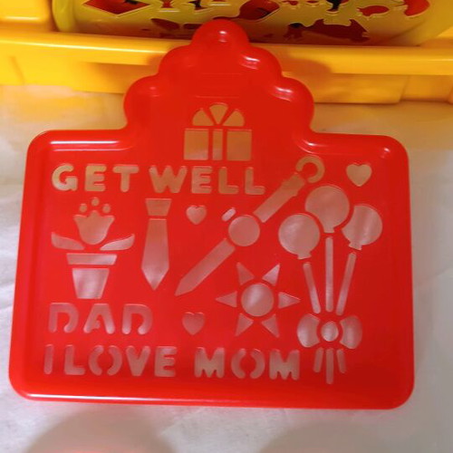 Little Tikes stencil set vintage like new with carrying case