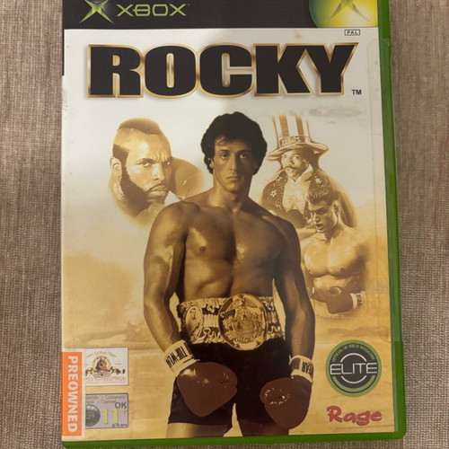 Rocky Xbox Original used English complete
