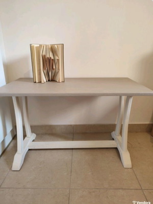 Handmade aged auxiliary table used