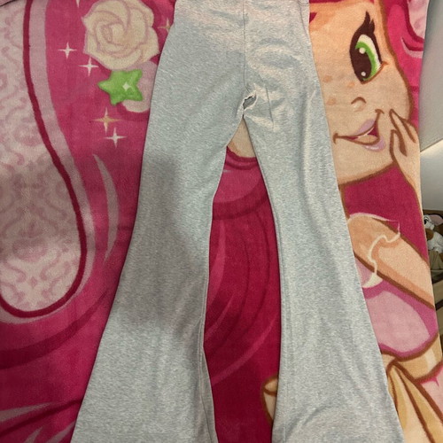 Trendyol bell-bottom pants like new, gray, sizes S and M