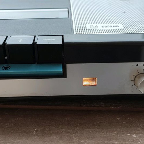 Philips cassette player used, 1968 model with small cassette