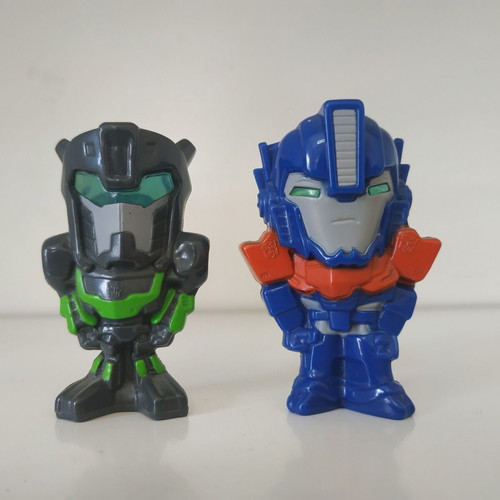 Transformers Minifigures used, Optimus Prime, Megatron, Grimlock, Mudflap & Rampage